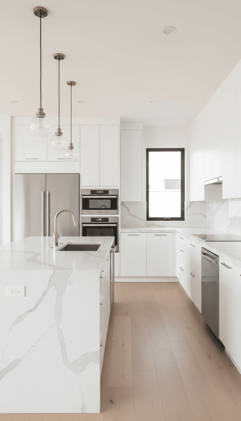 Modern kitchen with premium finishes